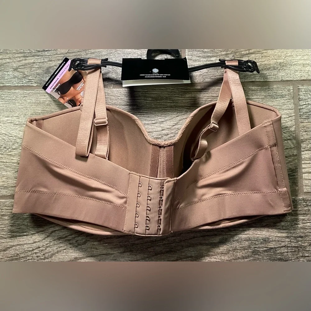 New Maidenform Basically Sexy Multiway Strapless Wireless Bra Size 2XL Bronze - Picture 3 of 3